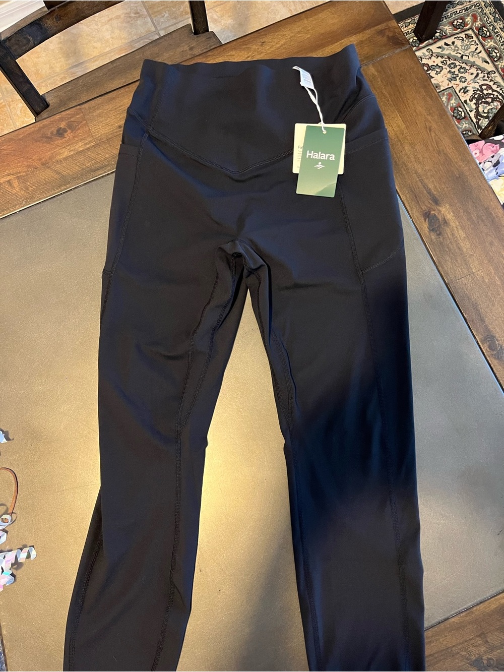 HALARA Black High-Rise Active Leggings